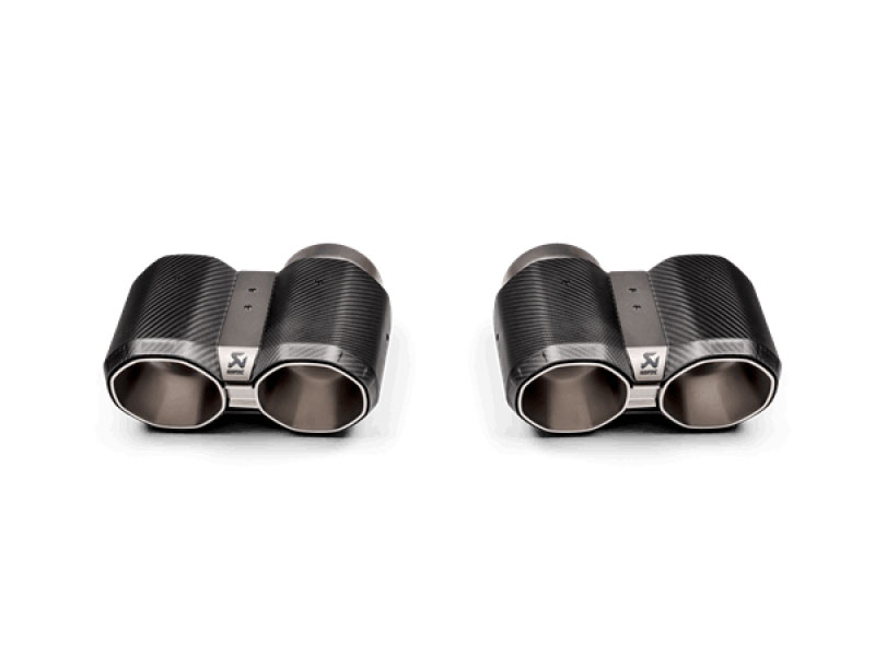 Akrapovic tp-ct/69 | 2021+ BMW M3 (G80)/M4 (G82) Tail Pipe Set (Octagonal Carbon Design); 2021-2022