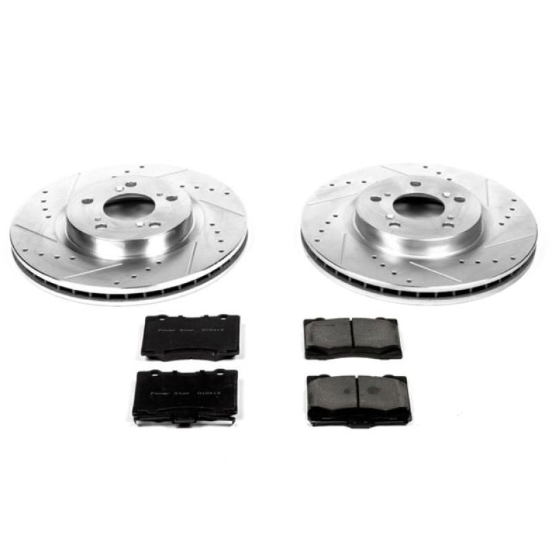 PowerStop k4606 | Power Stop 05-12 Acura RL Front Z23 Evolution Sport Brake Kit; 2005-2012