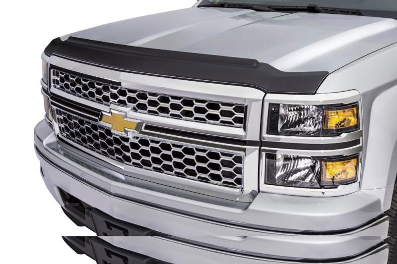 AVS 436114 | 15-18 GMC Canyon Aeroskin II Textured Low Profile Hood Shield - Black; 2015-2018