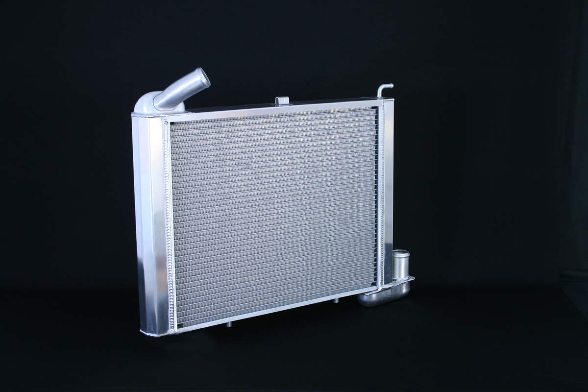 DeWitts Radiator 1139065M | DeWitts Direct Fit Radiator Corvette, BB all Manual 2 row 1" Tube, Natural; 1965-1969