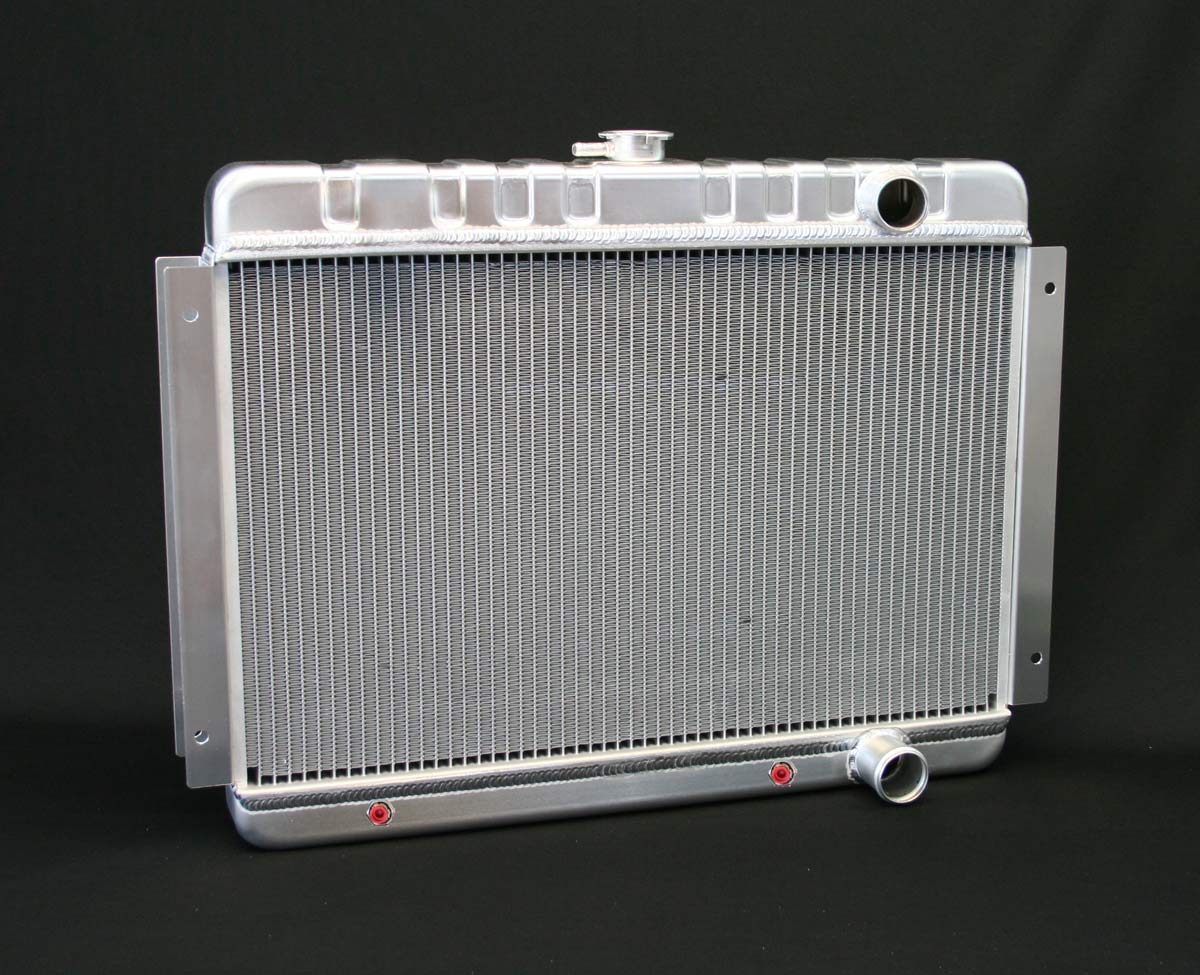 DeWitts Radiator 1139001A | DeWitts Direct Fit Radiator Chevelle SB / BB DF, Auto, 2 row 1" Tubes, Natural; 1964-1965