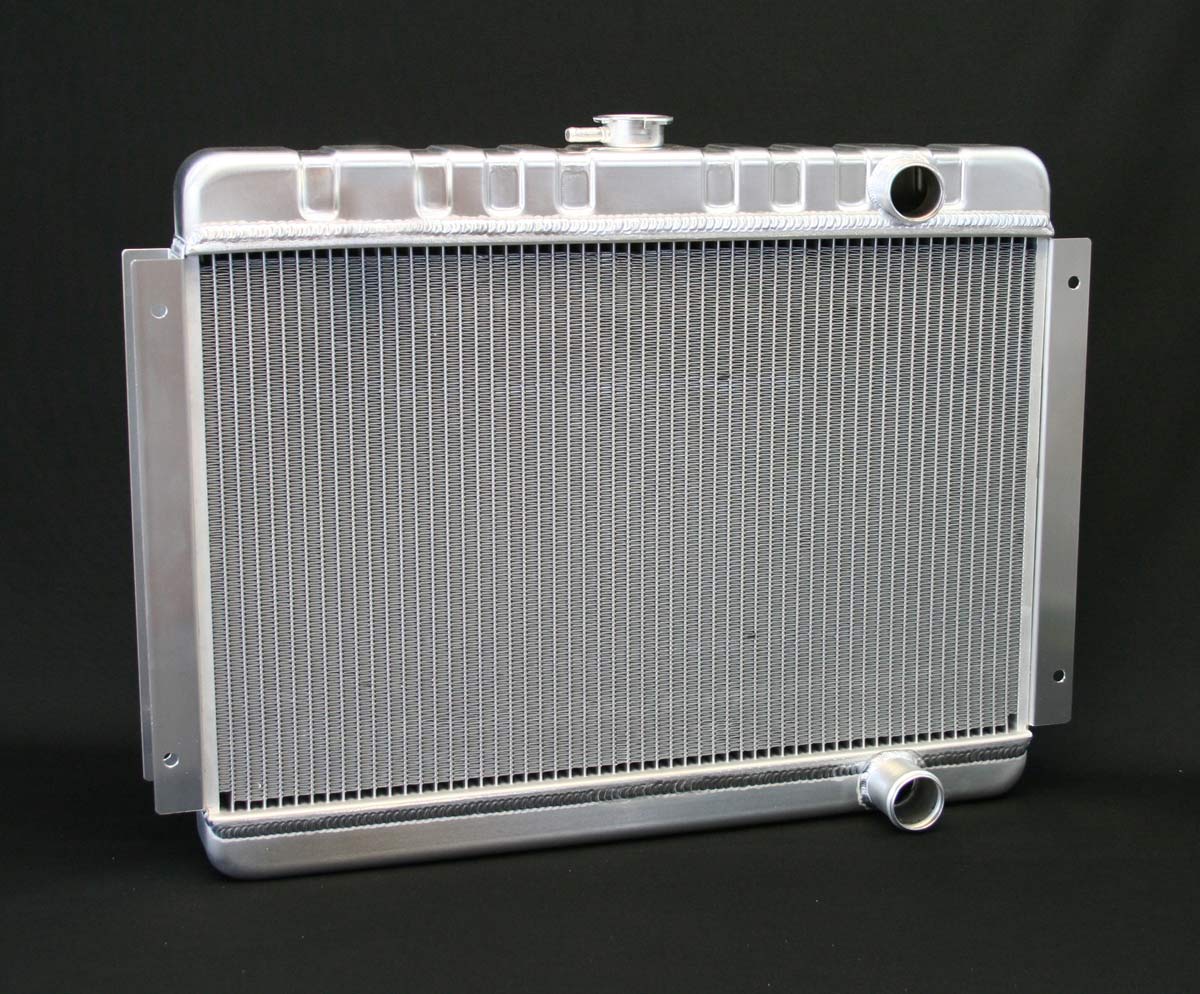 DeWitts Radiator 1139001M | DeWitts Direct Fit Radiator Chevelle SB / BB DF, Manual, 2 row 1" Tubes, Natural; 1964-1965