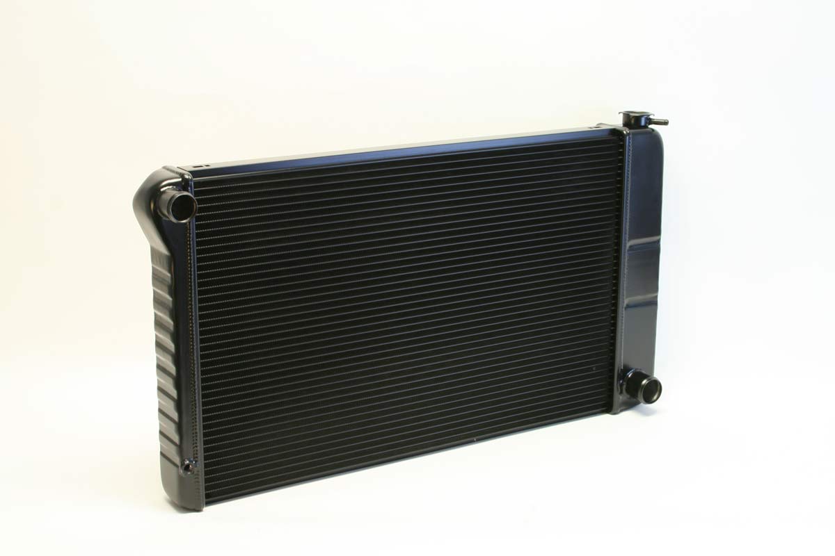 DeWitts Radiator 1249003M | DeWitts Direct Fit Radiator Chevelle SB / BB CF, Manual, 2 row 1.25" Tubes, Black Ice; 1968-1972