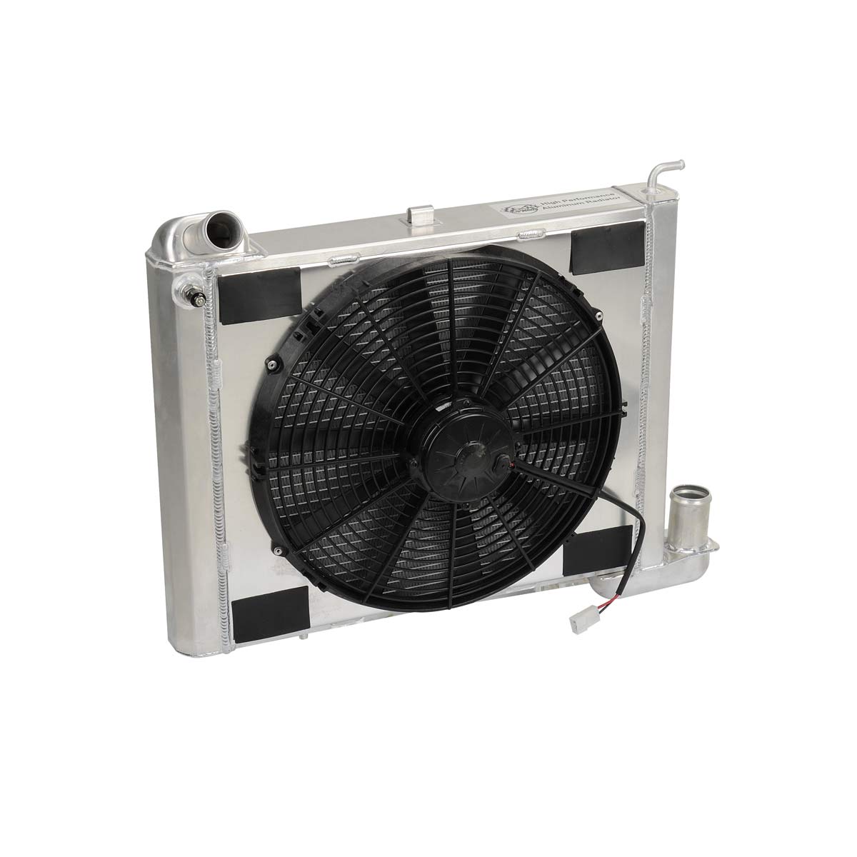 DeWitts Radiator 4139063M | and Fan Corvette, SB all Manual Single 16" Spal Fan &, Natural; 1963-1967