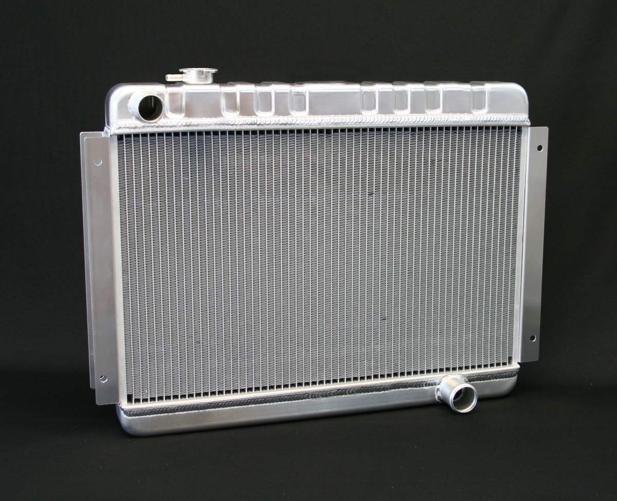 DeWitts Radiator 1139002M | DeWitts Direct Fit Radiator Chevelle SB / BB DF, Manual, 2 row 1" Tubes, Natural; 1966-1967