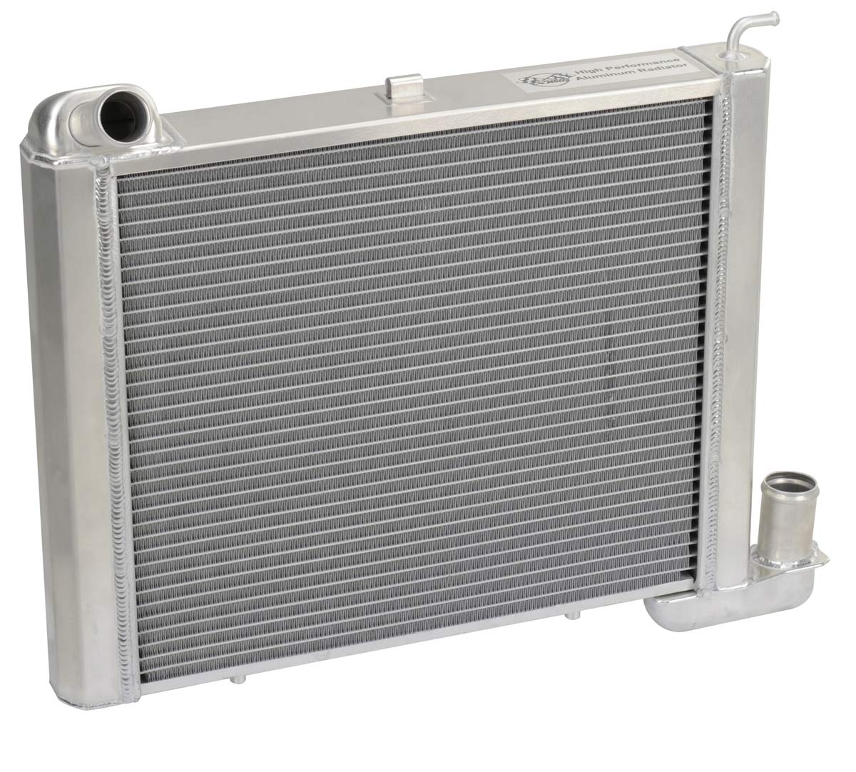 DeWitts Radiator 1149063M | DeWitts Direct Fit Radiator HP Corvette, SB all Manual 2 row 1.25" Tube, Natural; 1963-1967