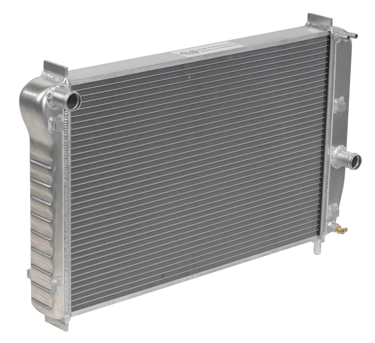 DeWitts Radiator 1139097M | DeWitts Direct Fit Radiator Corvette, Double Core 2 row 1" Tube Manual Trans, Natural; 1997-2004