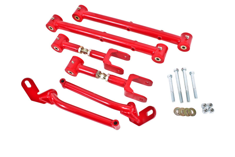 BMR Suspension rsk028r | BMR 78-87 G-Body Adj. Rear Suspension Kit - Red; 1978-1987