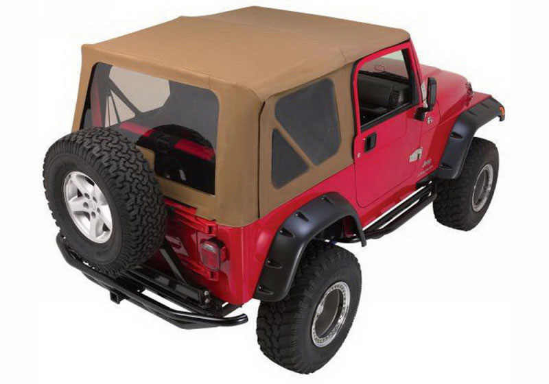 Rampage 68317 | 1997-2006 Jeep Wrangler(TJ) Complete Top - Spice Denim; 1997-2006