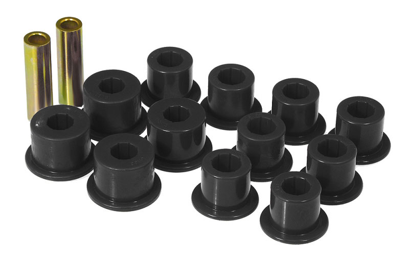 Prothane 14-1003-BL | 86.5-97 Nissan Hardbody 2wd Spring & Shackle Bushings - Black; 1986-1997