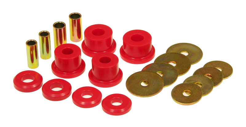 Prothane 13-101 | 90-94 Mitsubishi Eclipse Subframe Mount Kit - Red; 1990-1994