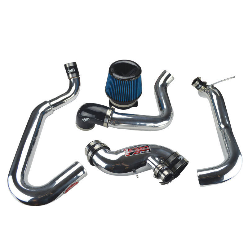 Injen SP1898P | Short Ram Intake Mitsubishi Evo VIII 2.0L Turbo, MR, IX Cast Aluminum Intake System w/ Full Intercooler Piping, Polished; 2003-2006