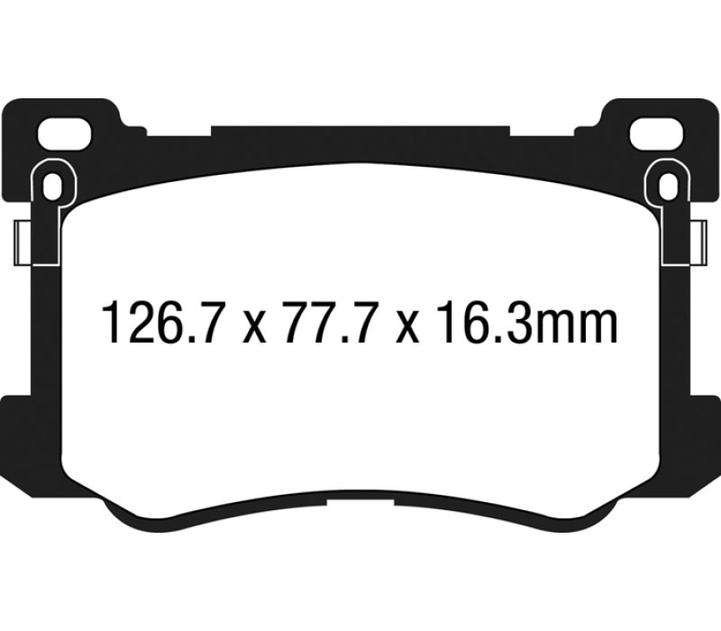 EBC dp33048c | 15+ Hyundai Genesis 3.8 Redstuff Front Brake Pads