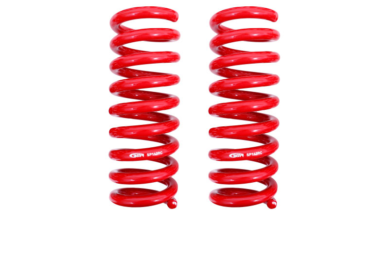 BMR Suspension sp112r | BMR 08-18 Dodge Challenger Rear Lowering Springs 1.25in Drop Performance Version - Red; 2008-2018