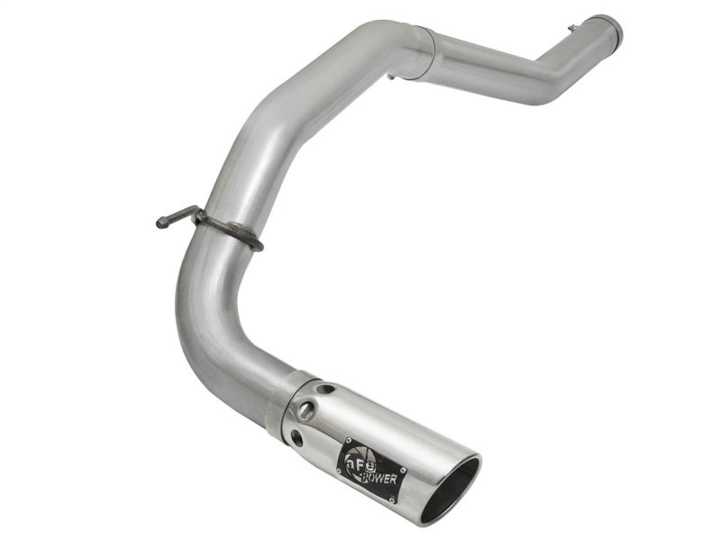 aFe 49-06113-P | Atlas Exhaust 5in DPF-Back Al Steel 2016 Nissan Titan XD V8-5.0L Polished Tip; 2016-2016