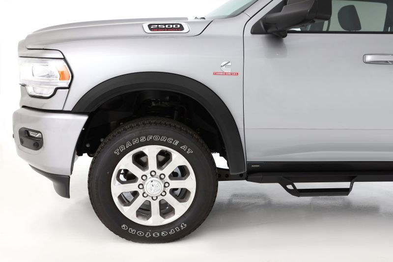 Bushwacker 5006902 | 19-22 Ram 2500/3500 Fleetside OE Style Front Flares 2pc - Black; 2019-2022