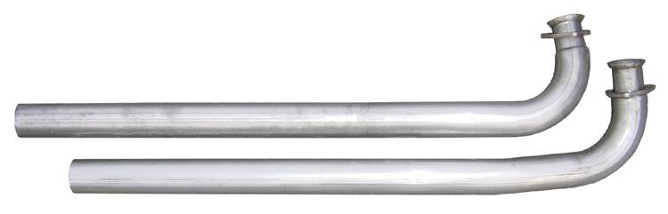 Pypes Exhaust DGA13S | Pypes Pontiac 2.5" Downpipes w/STD Manifolds 3 Bolt; 1964-1981