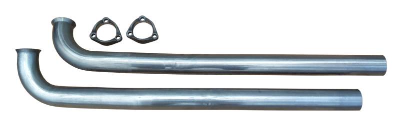 Pypes Exhaust DGA20S33 | Pypes Pontiac 2.5" Downpipes w/HO-RA 3-Bolt Flanges; 1964-1981