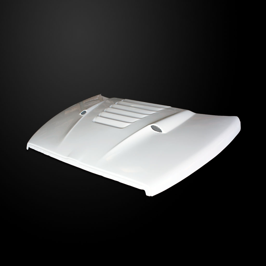 Amerihood DR02AHTSFHW | Dodge Ram 1500 Type-TS Style Functional Ram Air Hood; 2002-2008