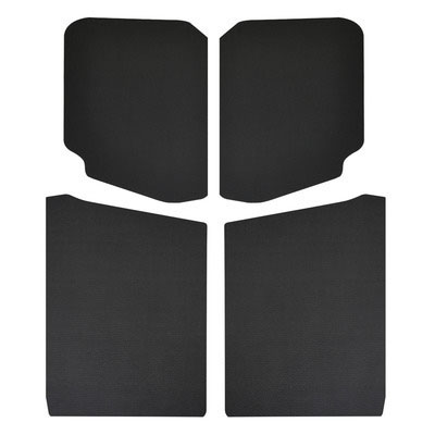 DEI 50192 | 18-23 Jeep Wrangler JL 2-Door Boom Mat Headliner - 5 Piece - Black Leather Look; 2018-2024