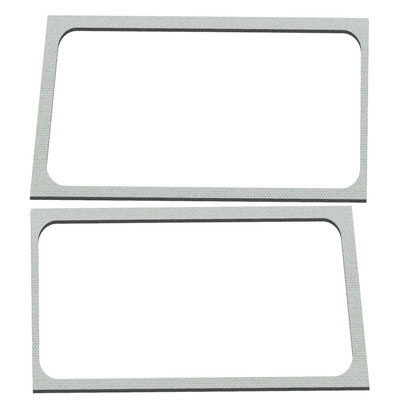 DEI 50270 | 18-23 Jeep Wrangler JL 2-Door Boom Mat Rear Side Window Trim - 2 Piece - White; 2018-2023