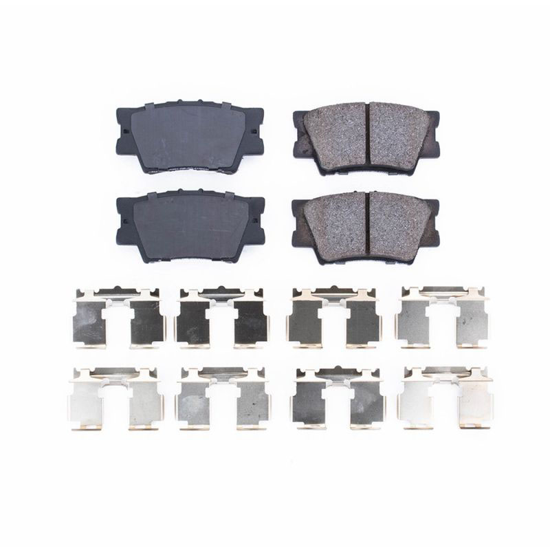 PowerStop 171212 | Power Stop 13-18 Lexus ES300h Rear Z17 Evolution Ceramic Brake Pads w/Hardware; 2013-2018