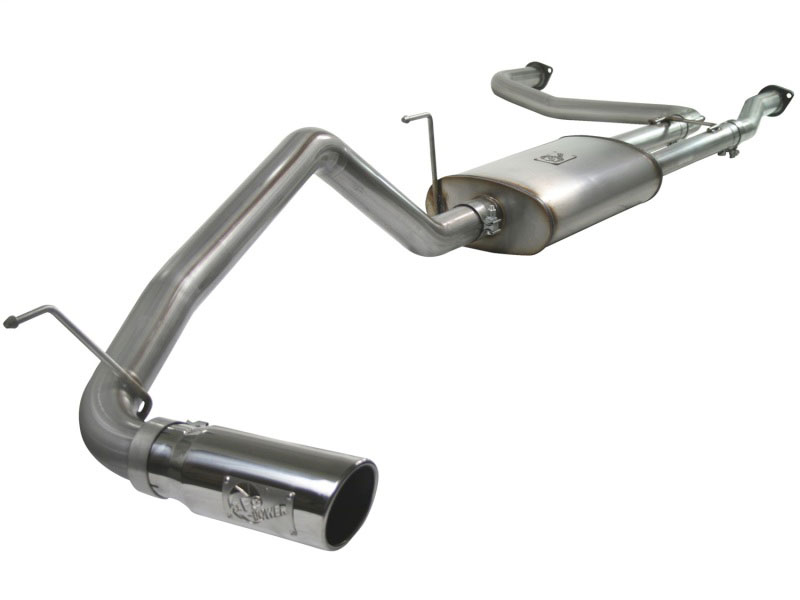 aFe MACHForce XP Exhaust Cat-Back 2.5/3in SS-409 w/ Polished Tip 04-12 ...