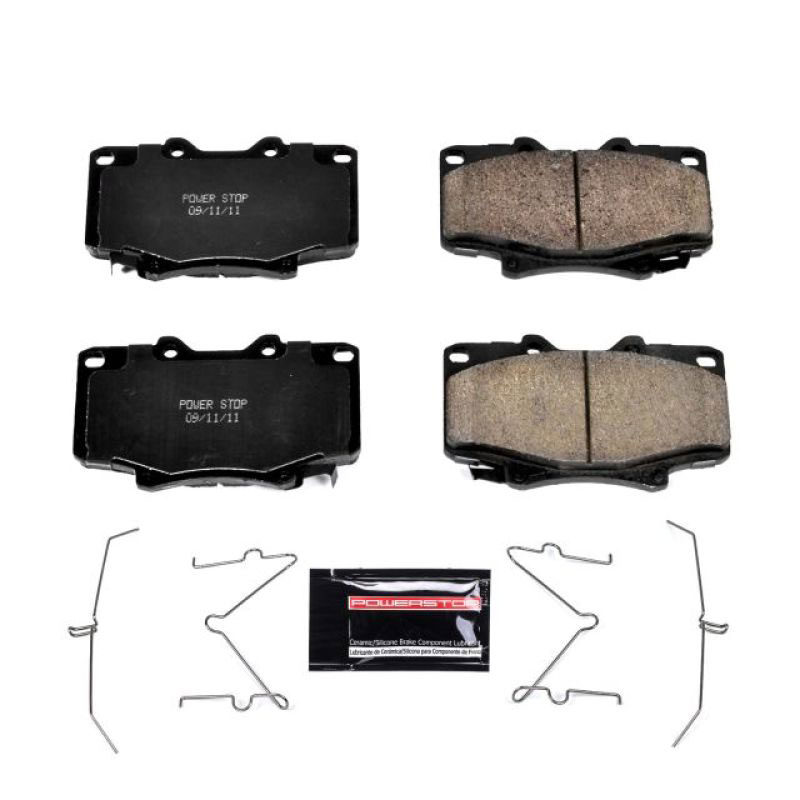 PowerStop z23-502 | Power Stop 96-97 Lexus LX450 Front Z23 Evolution Sport Brake Pads w/Hardware; 1996-1997