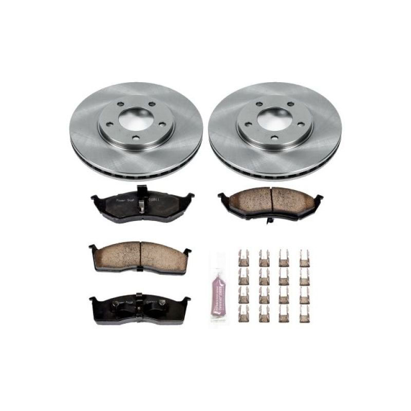 PowerStop koe5035 | Power Stop 1996 Chrysler Town & Country Front Autospecialty Brake Kit; 1996-1996