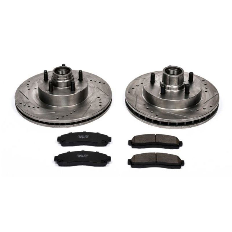 PowerStop k1920 | Power Stop 01-03 Ford Explorer Sport Front Z23 Evolution Sport Brake Kit; 2001-2003