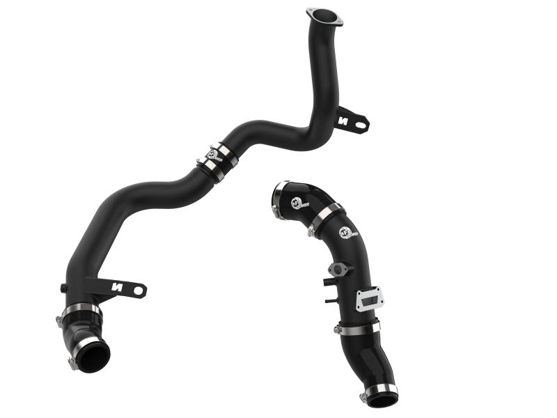 aFe 4620644b | 19-22 Hyundai Veloster N L4 2.0L (t) BladeRunner Aluminum Hot & Cold Charge Pipe Kit - Black; 2019-2022