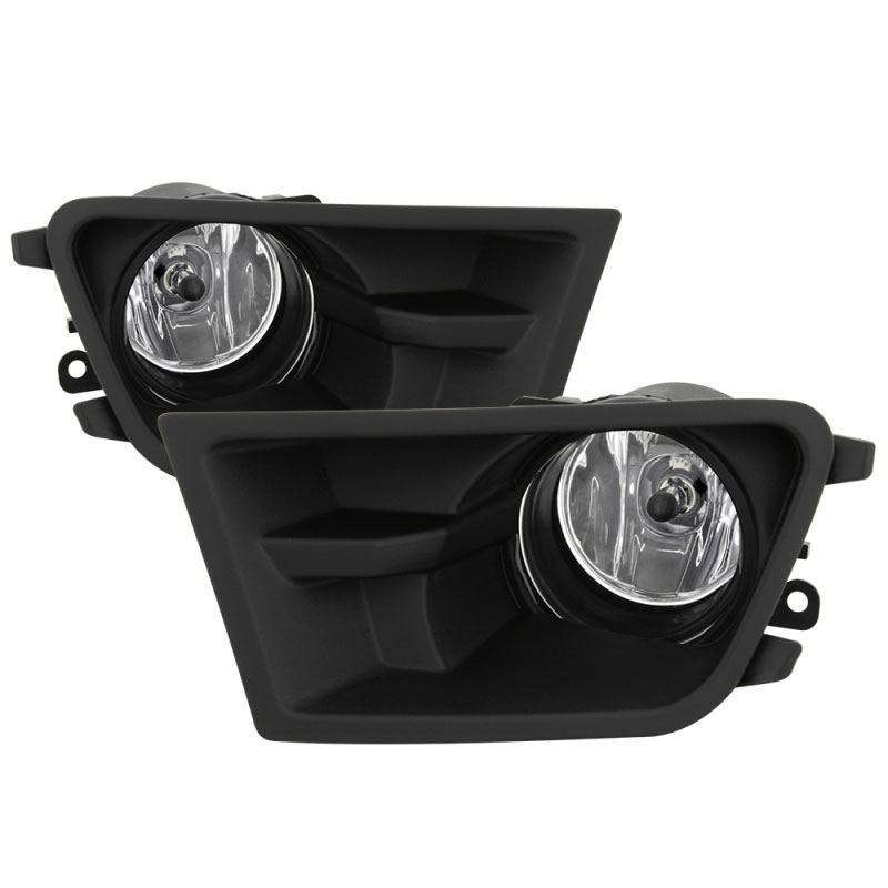 SPYDER 5083029 | Spyder Ford Mustang V6 (3.7L & 4.0L ) Fog Light with Universal Switch- Clear - (FL-FM2010-C); 2010-2012