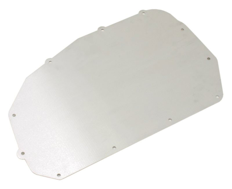 BMR Suspension fp001l | BMR 78-87 G-Body A/C Delete Panel (Aluminum) - Bare w /BMR Logo; 1978-1987