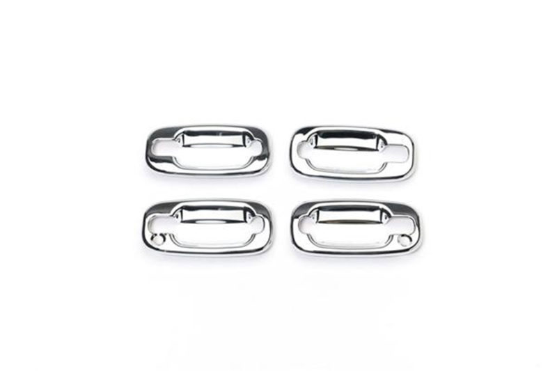 Putco 400009 | 02-06 Cadillac Escalade/EXT/ESV/Platinum 4DR Outer Ring (w/ Pass. Keyhole) Door Handle Covers; 2002-2006