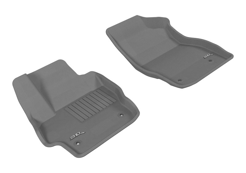 3D Maxpider l1mz01311501 | 3D MAXpider 2010-2013 Mazda Mazda3 Kagu 1st Row Floormat - Gray; 2010-2013