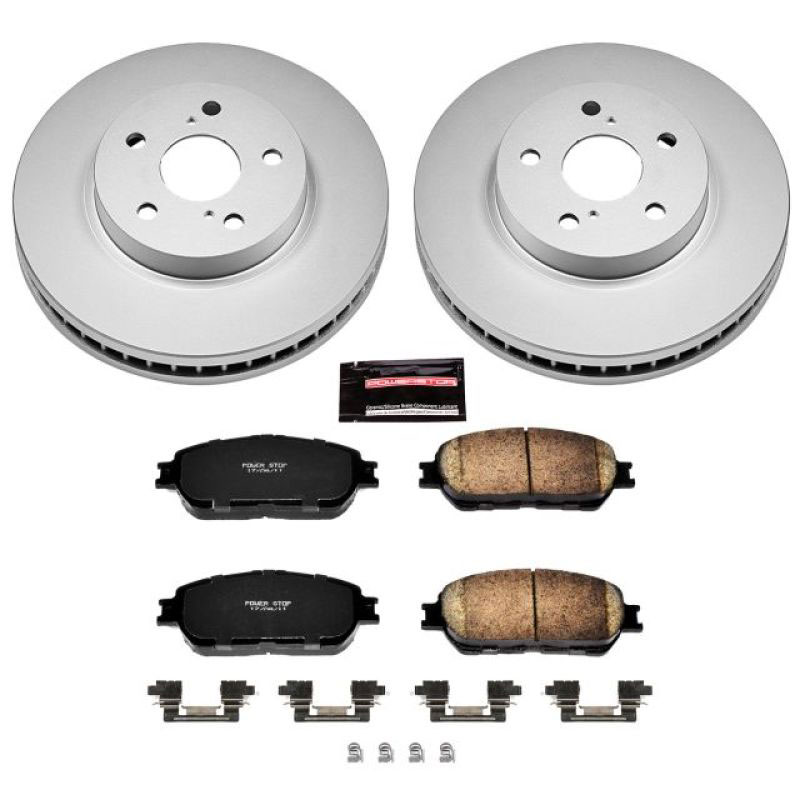 PowerStop crk5438 | Power Stop 05-07 Toyota Avalon Front Z17 Evolution Geomet Coated Brake Kit; 2005-2007