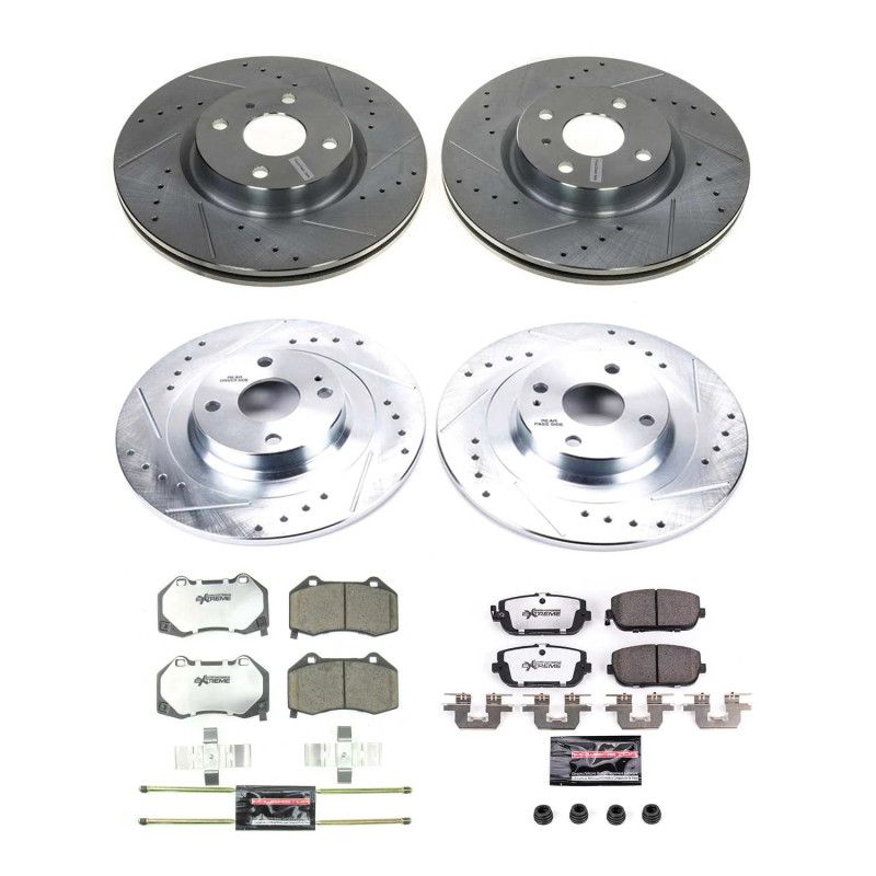 PowerStop k736126 | Power Stop 16-22 Mazda MX-5 Miata Front & Rear Z26 Street Brake Kit; 2016-2022