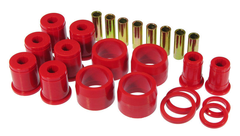 Prothane 7-310 | 65-70 GM Full Size Rear Upper/Lower Control Arm Bushings - Red; 1965-1970