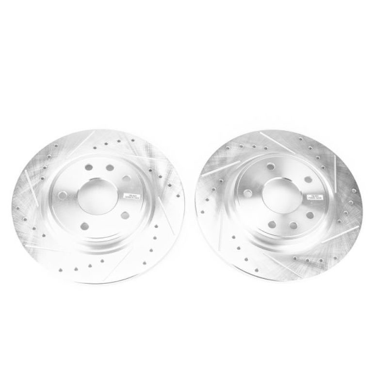 PowerStop ar86001xpr | Power Stop 17-19 Chrysler Pacifica Rear Evolution Drilled & Slotted Rotors - Pair; 2017-2019