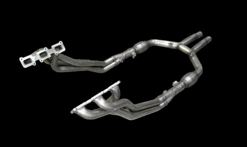 American Racing Headers MT6-11134212LSWC | Mustang V6 LONG SYSTEM With Cats, 1-3/4in x 2-1/2in Header, 2-1/2in HPipe With Cats; 2011-2014