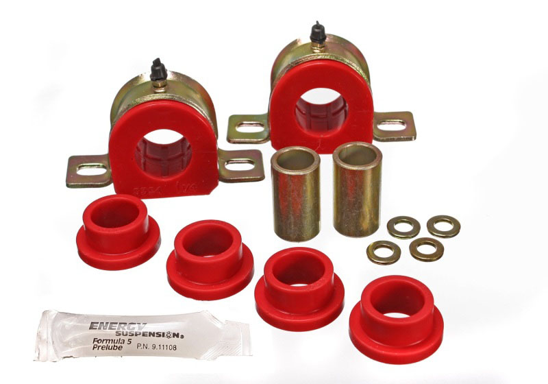 Energy Suspension 3.5180r | 73-80 GM K5 Blazer / 73-80 K10/K20/K30 Red Complete Front Sway Bar Bushing Set; 1973-1980