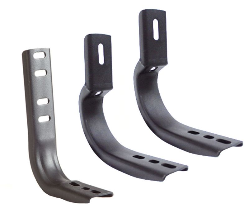 Go Rhino 6844355 | 2022 Toyota Tundra Crew Max / Double Cab 4dr Brackets (For OE Xtreme SideSteps) - Tex. Blk; 2022-2022