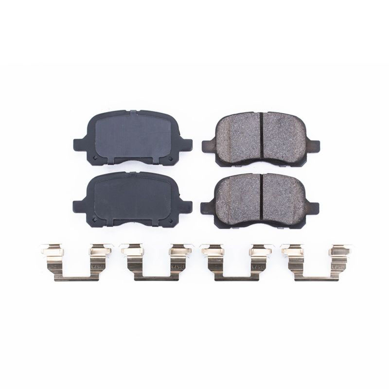 PowerStop 17741 | Power Stop 98-02 Chevrolet Prizm Front Z17 Evolution Ceramic Brake Pads w/Hardware