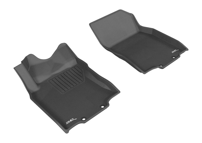 3D Maxpider l1ns06811509 | 3D MAXpider 2014-2020 Nissan Rogue/Rogue Sport Kagu 1st Row Floormat - Black; 2014-2020