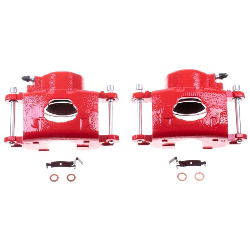 PowerStop s4006 | Power Stop 1977 Buick Electra Front Red Calipers - Pair; 1977-1977