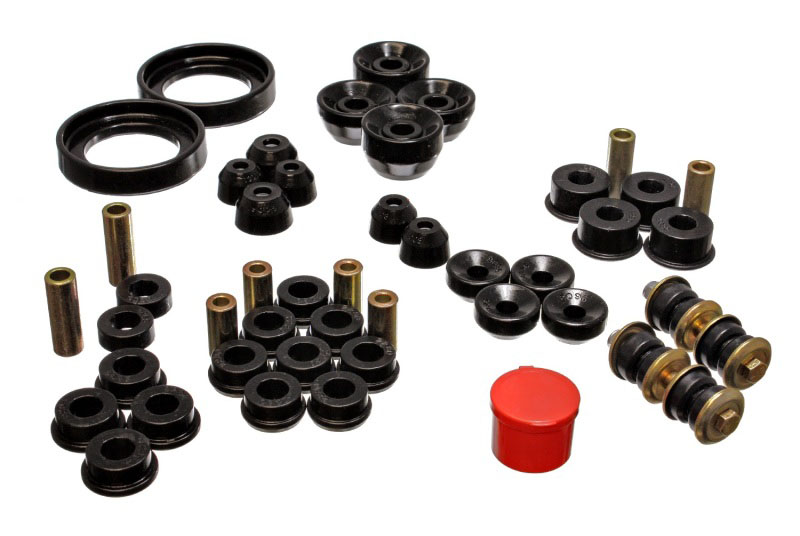 Energy Suspension 16.18107g | 94-97 Honda Accord/Odyssey Black Hyper-Flex Master Bushing Set; 1994-1997