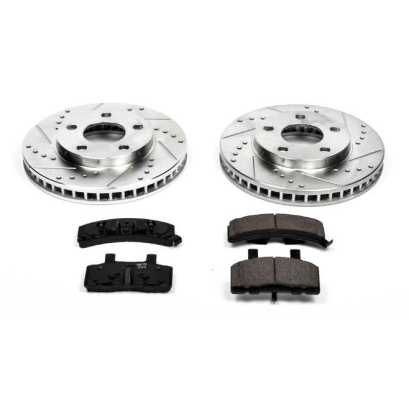 PowerStop k3132 | Power Stop 91-93 Cadillac Commercial Chassis Front Z23 Evolution Sport Brake Kit