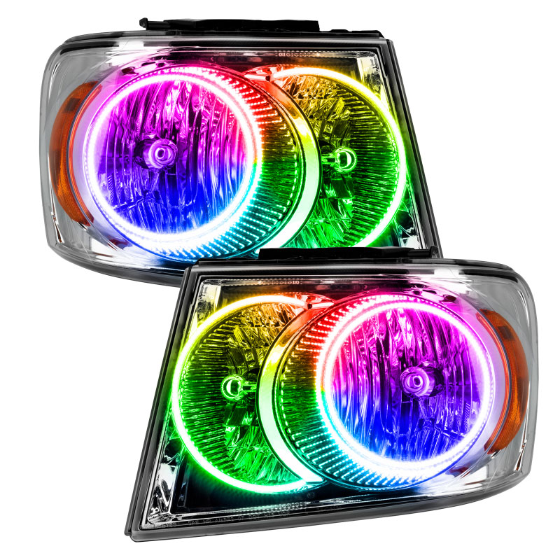 Oracle Lighting 1326-504 | Oracle Dodge Durango 07-09 Halo Kit - ColorSHIFT w/ Simple Controller; 2007-2009