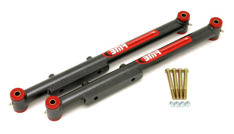 BMR Suspension tca009h | BMR 91-96 B-Body Non-Adj. STD. Length Lower Control Arms (Polyurethane) - Black Hammertone; 1991-1996