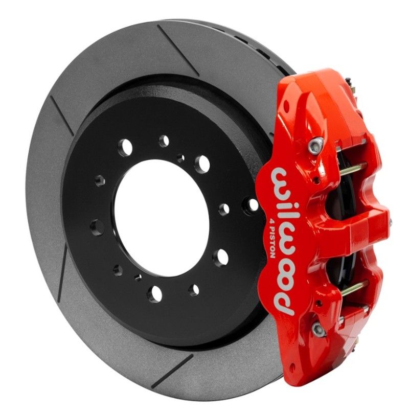 Wilwood 14016047r | AERO6 Rear Brake Kit 14.5in 2016-2018 Toyota Land Cruiser (J200) w/ Lines - Red; 2016-2018